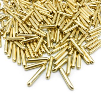 Picture of GOLD SUGAR RODS X 1 GRAM. MINIMUM ORDER 50 GRAMS